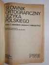SŁOWNIK ORTOGRAFICZNY JĘZYKA POLSKIEGO WRAZ Z ZASADAMI PISOWNI I INTERPUNKCJI 1975