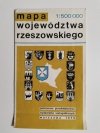 MAPA WOJEWÓDZTWA RZESZOWSKIEGO SKALA 1:500 000 1970