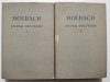 SYSTEM PRZYRODY tom I i II - HOLBACH