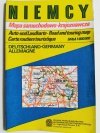 NIEMCY. MAPA SAMOCHODOWO-KRAJOZNAWCZA 1: 800 000 1992