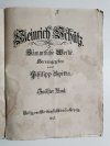 HEINRICH SCHUTZ SAMMTLICHE WERKE 1892
