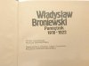PAMIĘTNIK 1918-1922 - Władysław Broniewski 1984