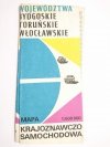 WOJEWÓDZTWA BYDGOSKIE TORUŃSKIE WŁOCŁAWSKIE. MAPA KRAJOZNAWCZO-SAMOCHODOWA 1: 500 000