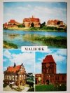MALBORK. ZESPÓŁ ZAMKU POKRZYŻACKIEGO KOLAŻ 3 ZDJĘĆ