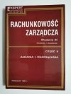 RACHUNKOWOŚĆ ZARZĄDCZA CZĘŚĆ II ZADANIA I ROZWIĄZANIA 1998