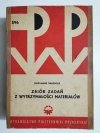 ZBIÓR ZADAŃ Z WYTRZYMAŁOŚCI MATERIAŁÓW - Ferdynand Twardosz 1976