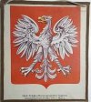 Ilustracja szkolna – Herb Polskiej Rzeczpospolitej Ludowej zmodyfikowana forma orła z 1927 r.
