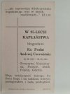 W 25-LECIE KAPŁAŃSTWA KS. PRAŁAT A. CZERWIŃSKI