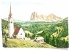 DOLOMITI. ORTISEI – S. GIACOMO. GRUPPO DEL SASSOLUNGO M. 3178