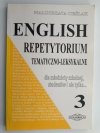 ENGLISH REPETYTORIUM TEMATYCZNO – LEKSYKALNE 3 - Małgorzata Cieślak