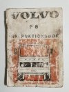 VOLVO F6 INSTRUKTIONSBOK 
