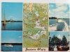 JEZIORO WIGRY KOLAŻ 4 ZDJĘĆ I MAPKA