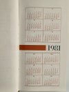 KALENDARZ NA ROK 1981/1982
