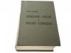 MAŁY SŁOWNIK SZWEDZKO-POLSKI; POLSKO-SZEWDZKI 1988