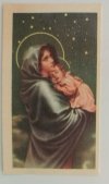 MARYJA Z DZIECIĄTKIEM NA TLE GWIAZD