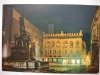 BOLOGNA. FONTANA DEL NETTUNO E PALAZZO DEI NOTAI (NOTTURNO)