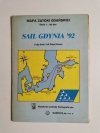 MAPA ZATOKI GDAŃSKIEJ 1: 100 000 SAIL GDYNIA '92 