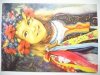 DZIEWCZYNKA W STROJU LUDOWYM MAL. D. MUSZYŃSKA-ZAMORSKA