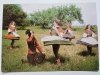 FOLKLOR SIERADZKI. ZESPÓŁ JUTRZENKA W BRZEŹNIU FOT. ŻYBURTOWICZ
