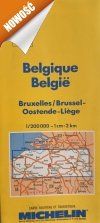 BELGIQUE BELGIE. BRUXELLES/BRUSSEL-OOSTENDE-LIEGE. 213