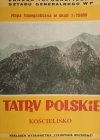 TATRY POLSKIE KOŚCIELISKO 1:10 000