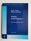 ANALIZA MATEMATYCZNA 1 DEFINICJE, TWIERDZENIA, WZORY 2003