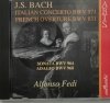 CD. J. S. BACH ITALIAN CONCERTO BXV 971 FRENCH OVERTURE BWV 831