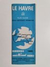 LE HAVRE. PLAN GUIDE NORMANDIE FRANCE 1985 