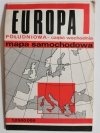 EUROPA POŁUDNIOWA – CZĘŚĆ WSCHODNIA. MAPA SAMOCHODOWA 1977