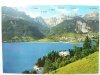 DOLOMITI DI BRENTA (TRENTINO) PANORAMA DI MOLVENO COL LAGO E GRAND HOTEL