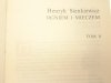 OGNIEM I MIECZEM TOM I i II - H. Sienkiewicz 1976