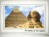 EGYPT. PYRAMIDS AND THE SPHINX