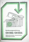 BEDIENUNGSANLEITUNG OH253 / OH254 HALBAUTOMATISCHE