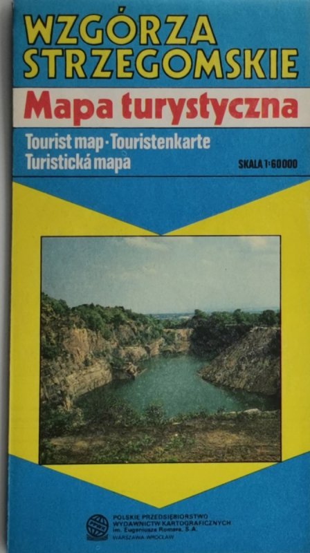 WZGÓRZA STRZEGOMSKIE MAPA 1:60 000 1992