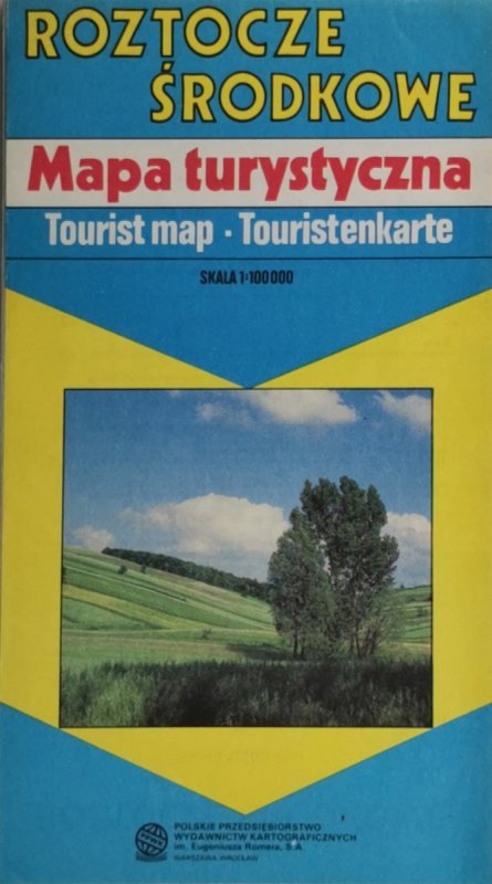 ROZTOCZE ŚRODKOWE MAPA 1:100 000 1994