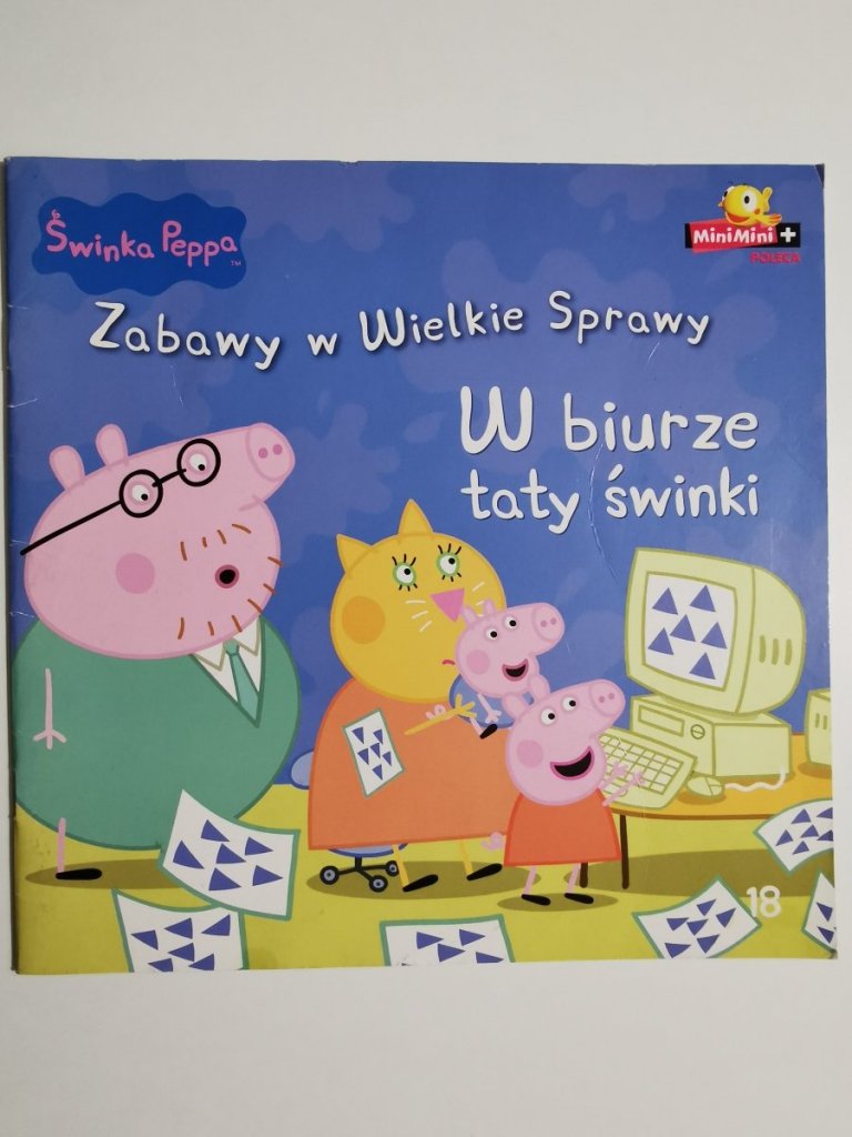 ŚWINKA PEPPA ZABAWY W WIELKIE SPRAWY – W BIURZE TATY ŚWINKI