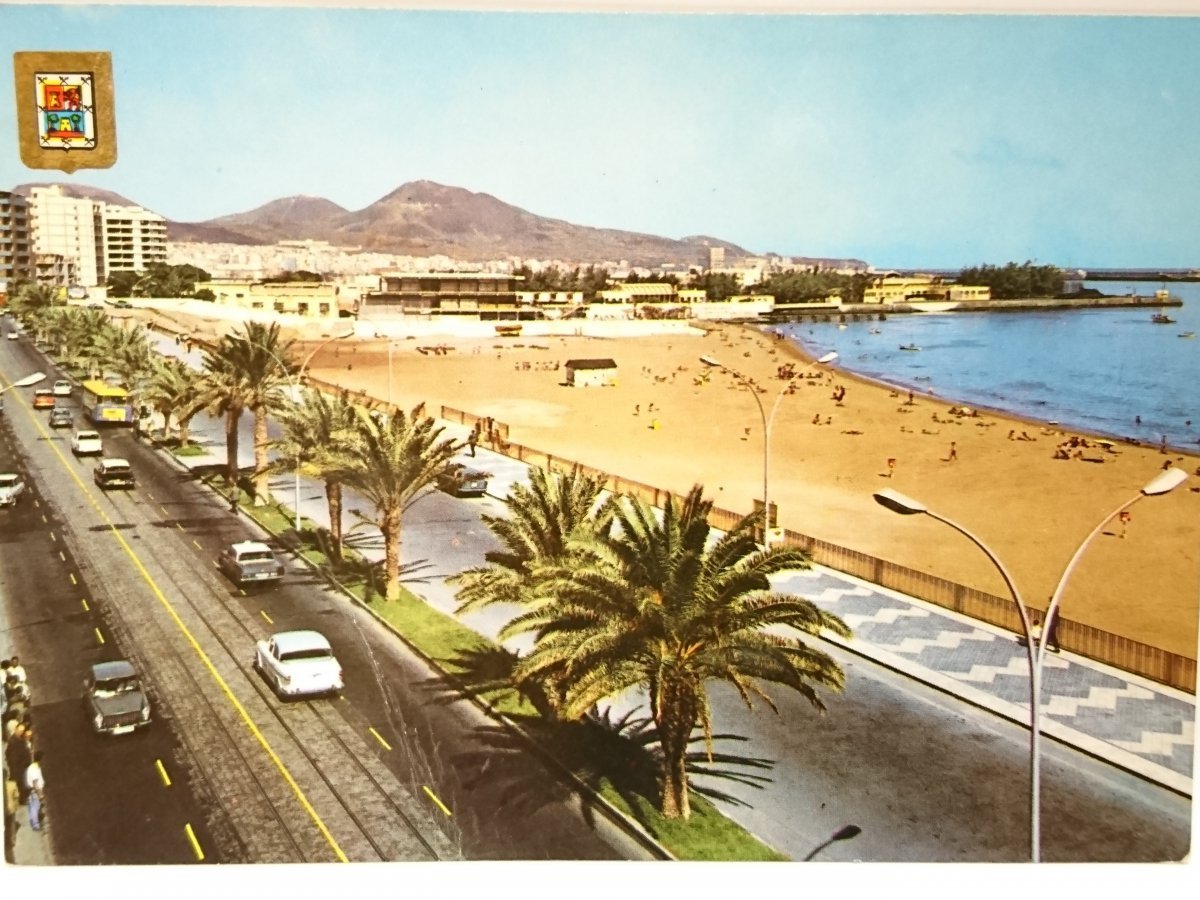 LAS PALMAS DE GRAN CANARIA. AVENIDA Y PLAYA DE LAS Pozostałe Europa