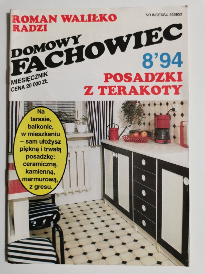 DOMOWY FACHOWIEC NR 8'94 POSADZKI I TERAKOTY 