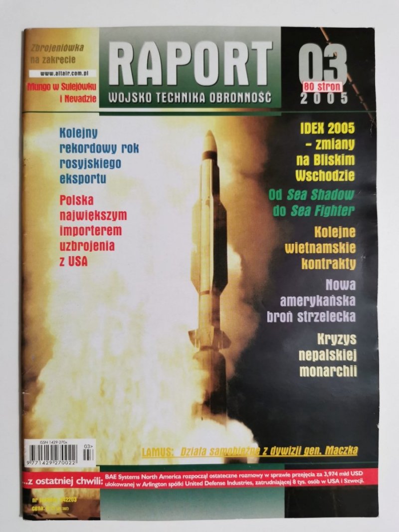 RAPORT 03 2005