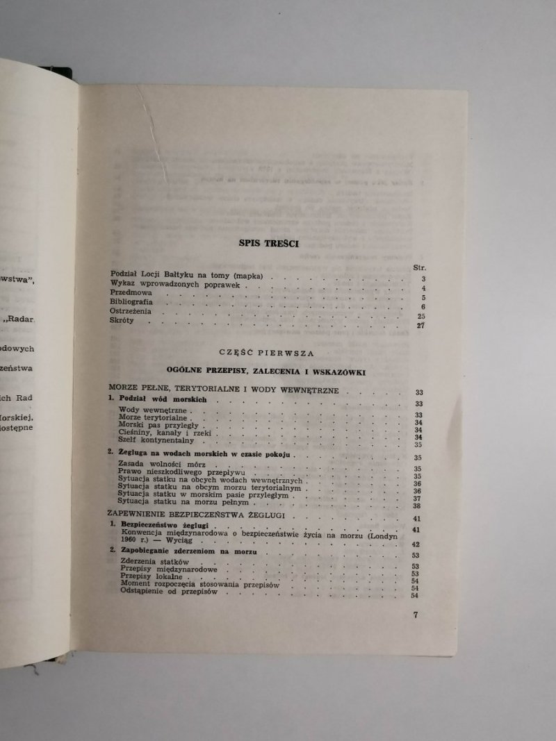 LOCJA BAŁTYKU ZBIÓR PRZEPISÓW 1979
