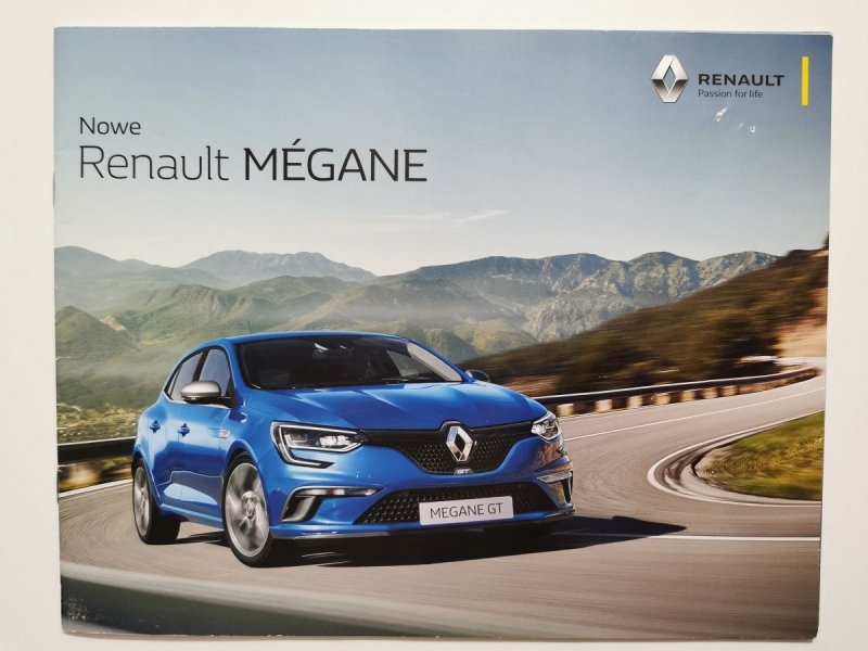 NOWE RENAULT MEGANE KATALOG 