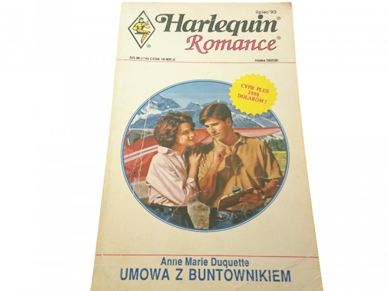 UMOWA Z BUNTOWNIKIEM - Anne Marie Duquette 1993