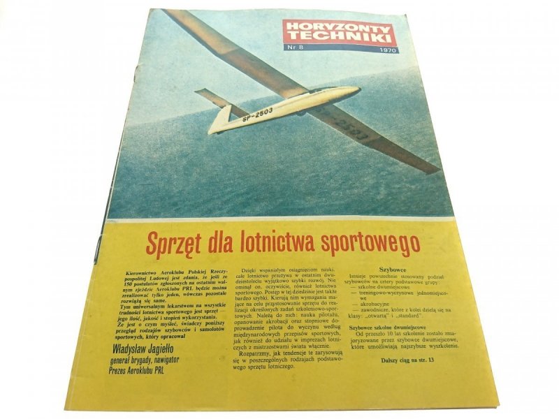 HORYZONTY TECHNIKI 8 1970