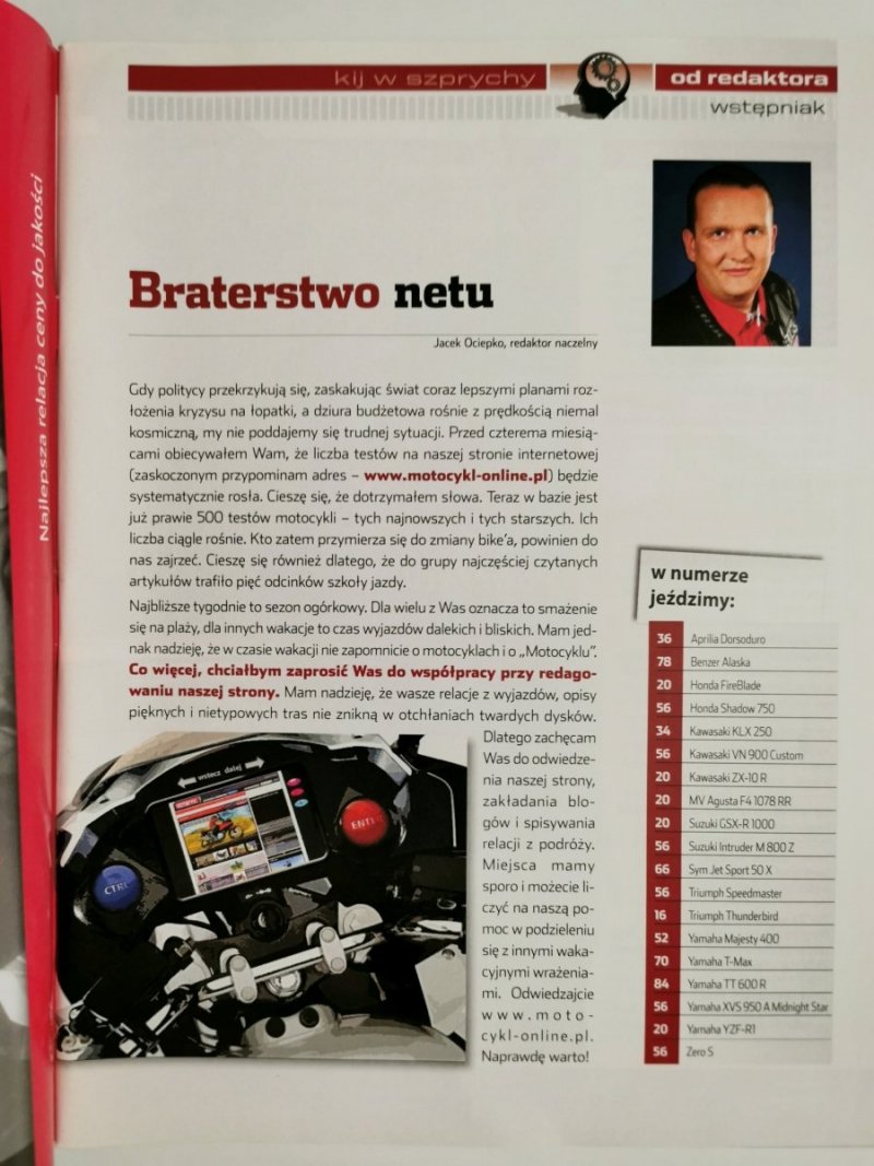 MOTOCYKL 8/2009