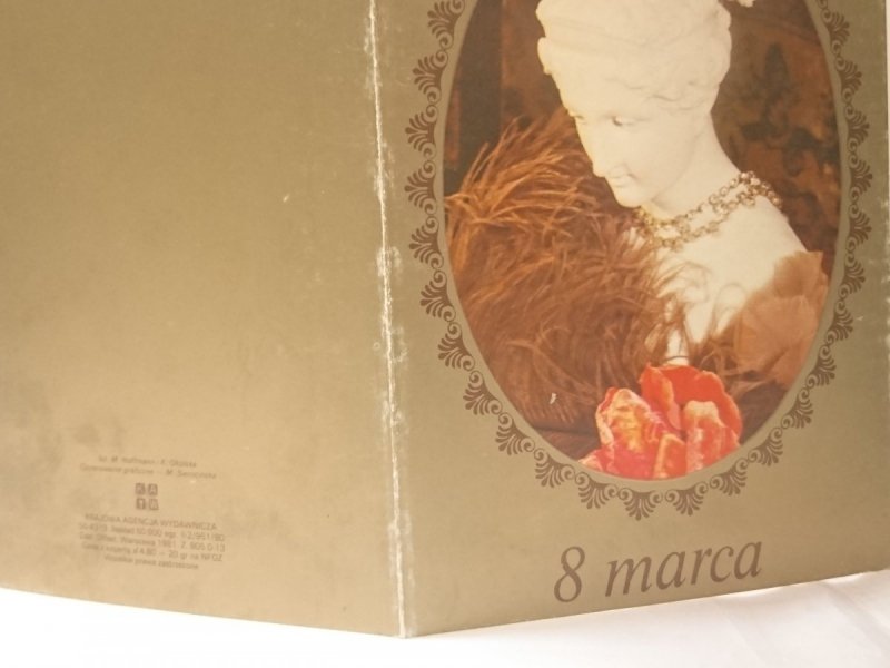 8 MARCA. OTWIERANA KARTKA