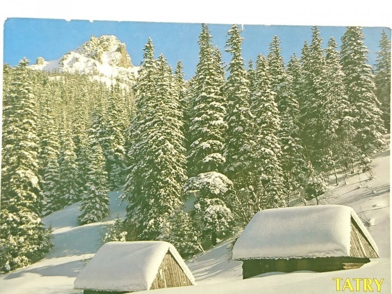 TATRY. SZAŁASY NA POLANIE STRĄŻYŃSKIEJ