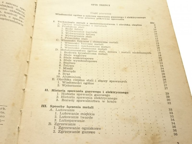 SPAWANIE GAZOWE I ELEKTRYCZNE - Leon Mistur 1966