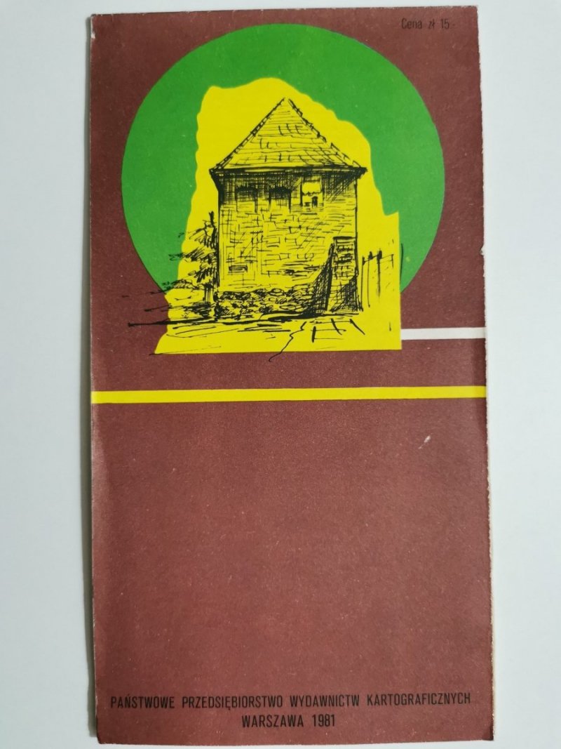 OKOLICE ELBLĄGA 1: 125 000 MAPA TURYSTYCZNA 1981