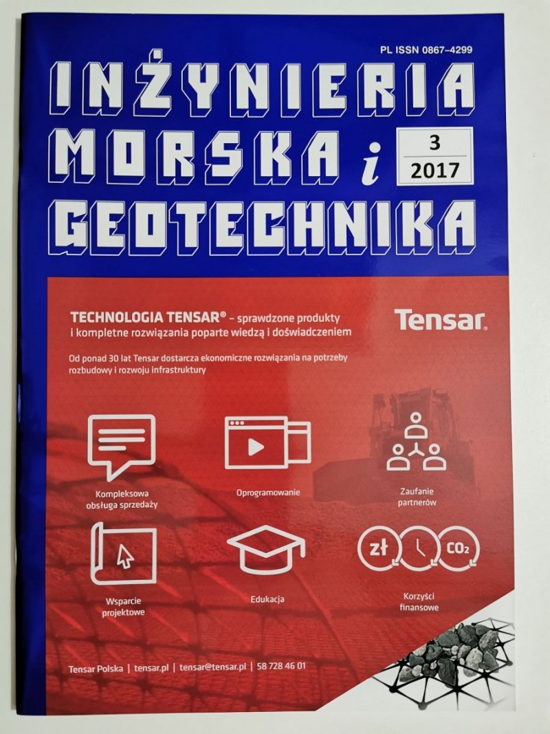INŻYNIERIA MORSKA I GEOTECHNIKA NR 3/2017