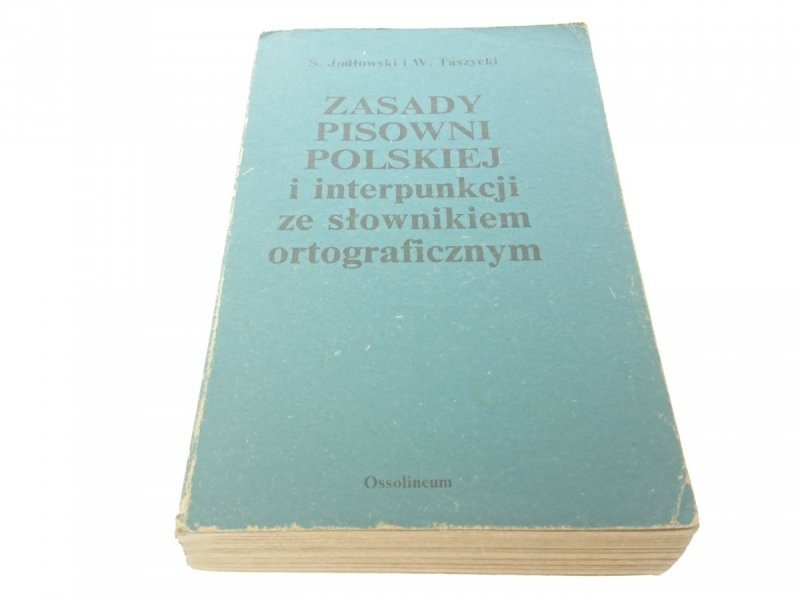 ZASADY PISOWNI POLSKIEJ - Jodłowski, Taszycki 1986